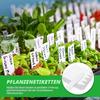 200 Stk Pflanzenschilder zum Beschriften Plastik Pflanzschilder für Draussen Wetterfest Pflanzenstecker Gartenschilder - 10x2CM