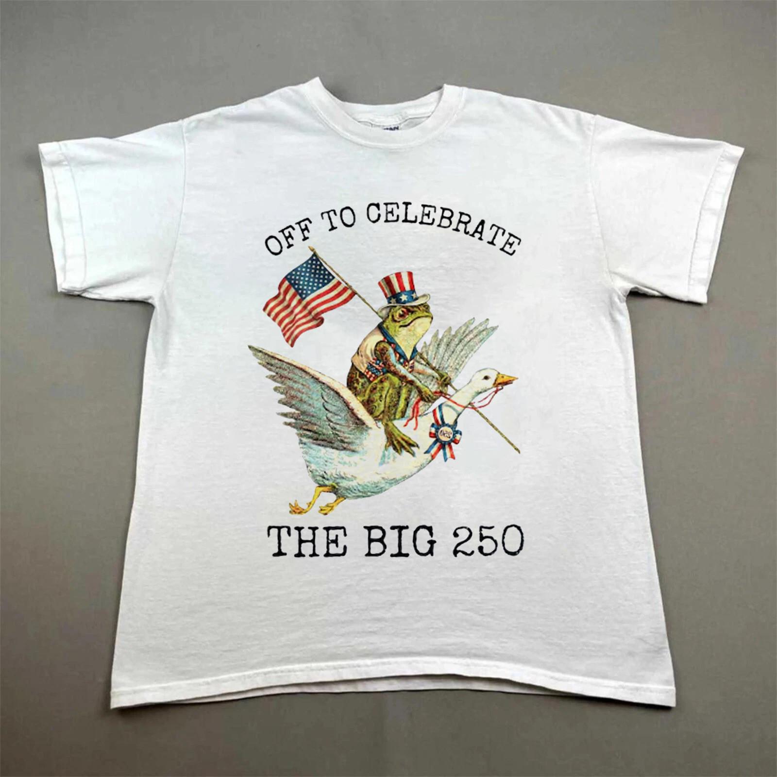 Hot Popular Off to Celebrate the Big 250 White S to 5XL Tee Shirt SN623 Unisex T-Shirt XL
