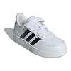 New Adidas BREAKNET 2.0 Slip Resistant Anti Kick Low Top Kids' Skateboarding Shoes White Kids' IE3792