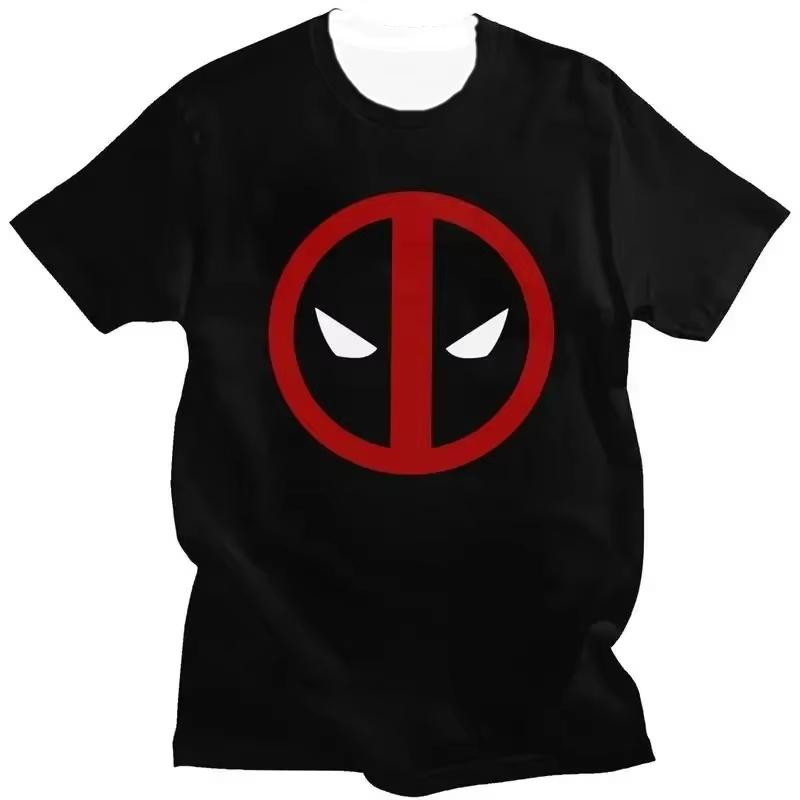 

2025 Summer Marvel Deadpool T-shirt Men s and Women s Short Sleeved Top 3D Printed Casual Breathable Top T-shirt Harajuku S
