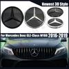 Hot Car Sticker Newest 3D Front Grill Star Emblem For Mercedes Benz GLE-Class W166 2016-2019 GLE350 GLE350d GLE400 GLE450 GLE500
