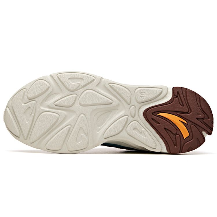 Anta Pulse Trendy Comfortable Wear-Resistant Breathable Low-Top Skate Shoes Men Sneaker Caramel-Orange 912048850-4