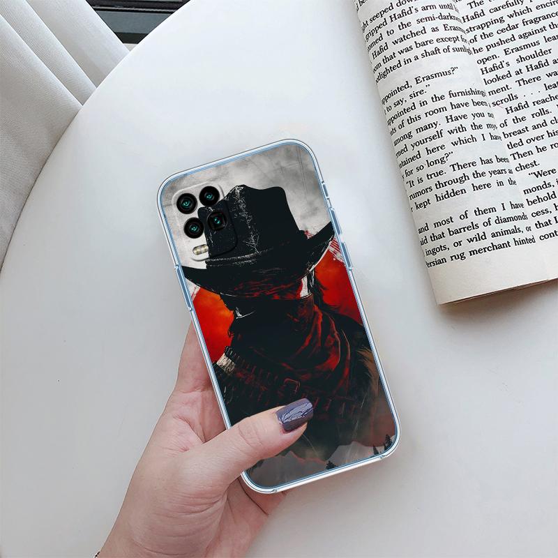 RP25 Cowboy Transparent Phone Case for LG K22 K30 K40 K40S K41 K42 K50 K50S K51 K51S K52 K61 K62 K71 K92 Q60 Q61 V40 V50 V60