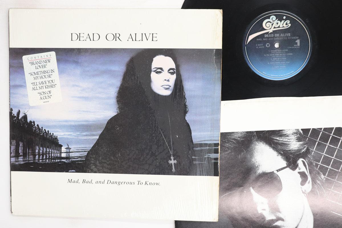 LP Record DEAD OR ALIVE Mad Bad And Dangerous To Know FE40572 EPIC 1986 US Rock Used