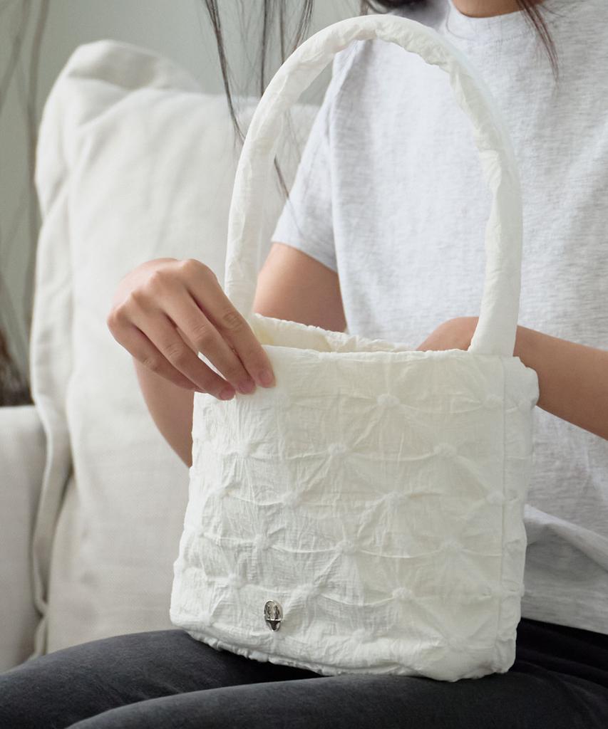 Dearmydeer Puring Tote Bag_ White