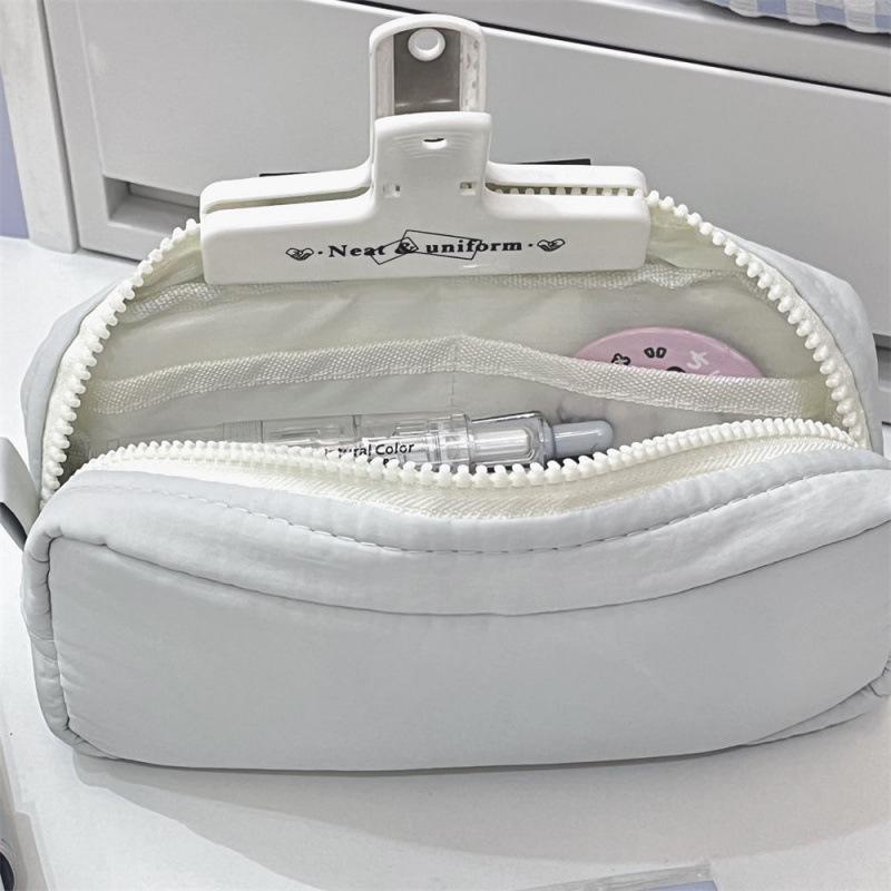 Colorful Large-Capacity Small Square Pencil Cases: Stylish & Simple Student Stationery Bags