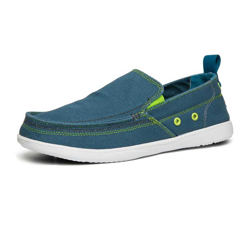Fashion Men's Canvas Shoes Korean Style Loafers Slip-On Flat Shoes Breathable Wear-Resistant Casual Shoes Fashion Men's Shoes 2025