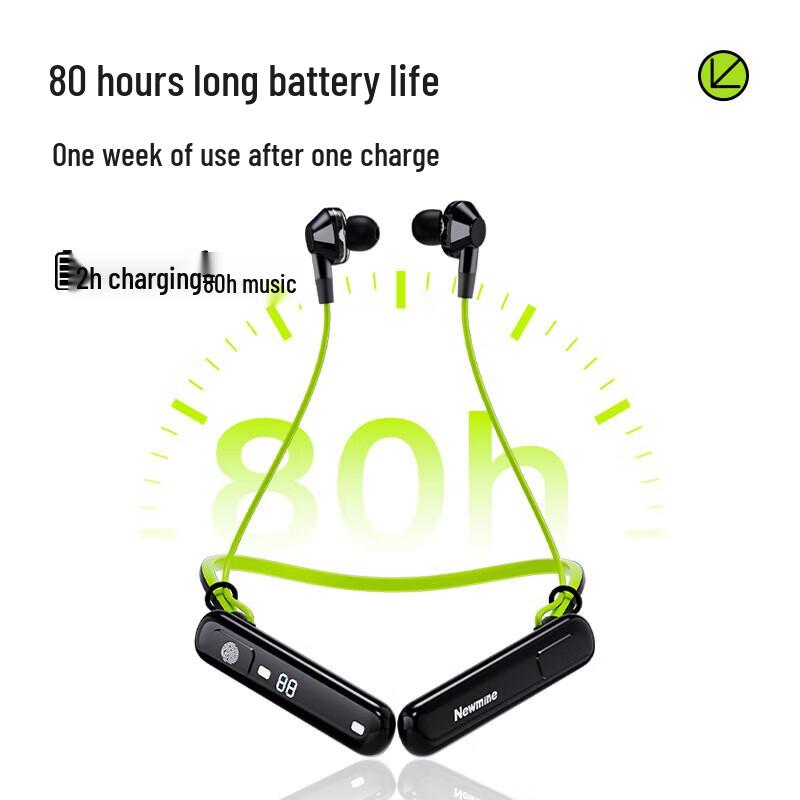 Newsmy Nackenband Bluetooth Sport-Ohrhörer