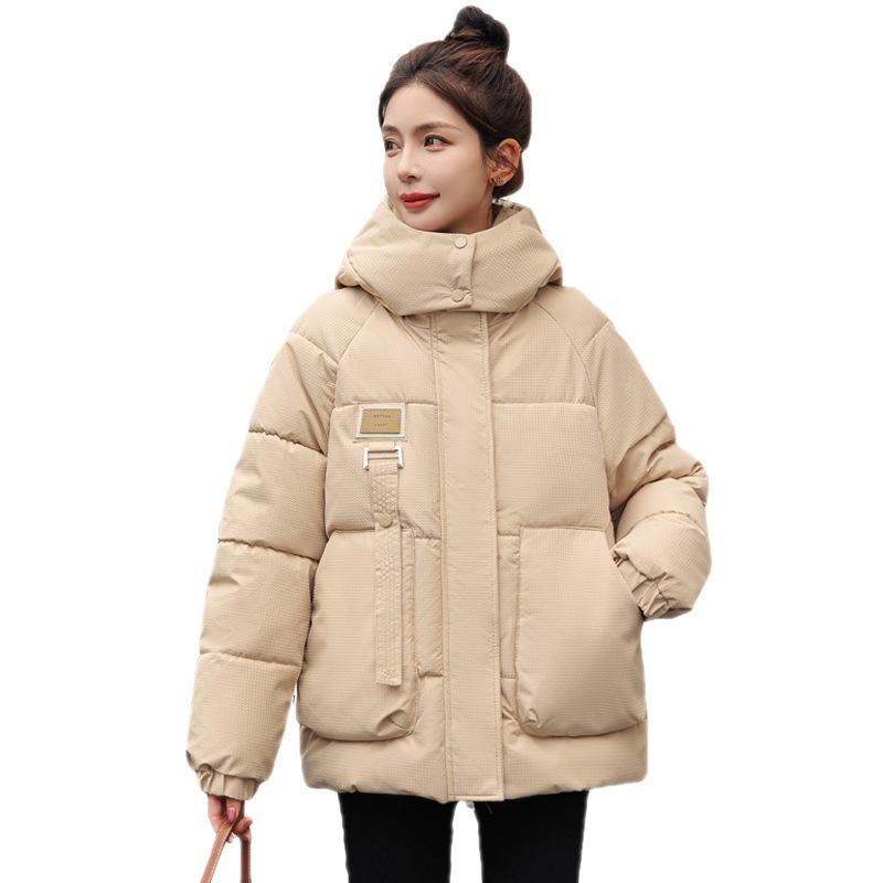 Short New Loose Cotton-padded Bread Clothes Winter Large Size Hooded Warm Jacket