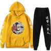 Attack On Titan Anime Hoodie Set Teen Casual Sweatshirt Top Pants