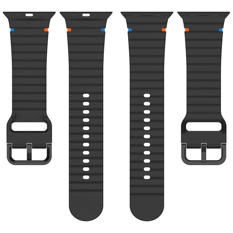 Silikonarmband für Apple Watch Band Serie 10 46 mm 42 mm 45 mm 44 mm Ultra 2 49 mm Sportarmband Correa iWatch 9 8 7 41 mm 38 mm 40 mm