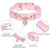 Shiny Rhinestone Pet Collar Love Jewelry Dog Collar Comfortable Leather Dog Adjustable Collar