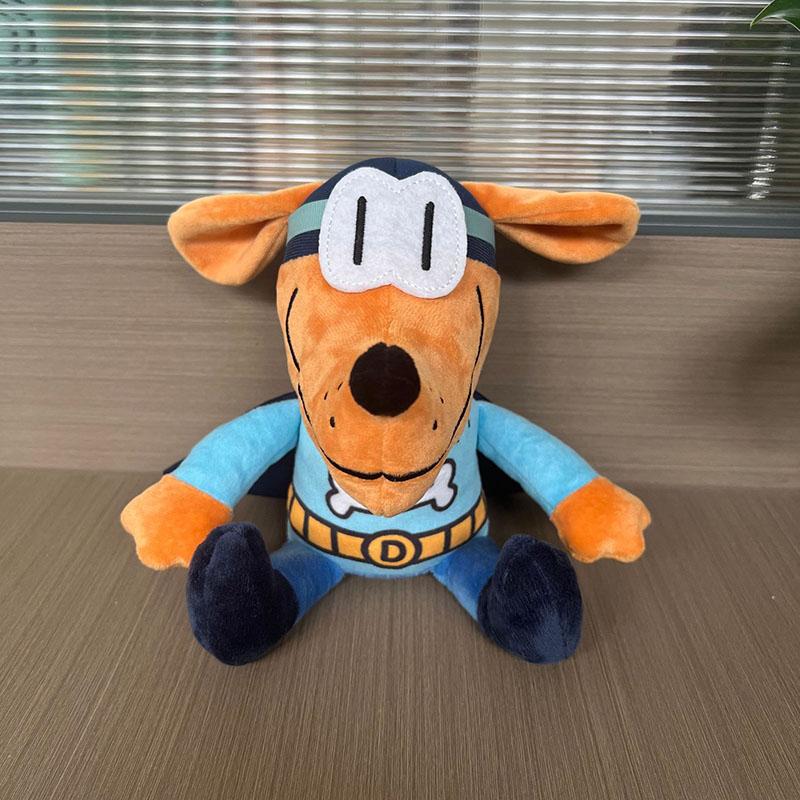 Nuovi Peluche Dog Man Bambola Cane Uomo Peluche Morbido Ripieno Cartoni Animati Animali Giocattoli Regali Per Bambini Bambini Natale Compleanno 25cm