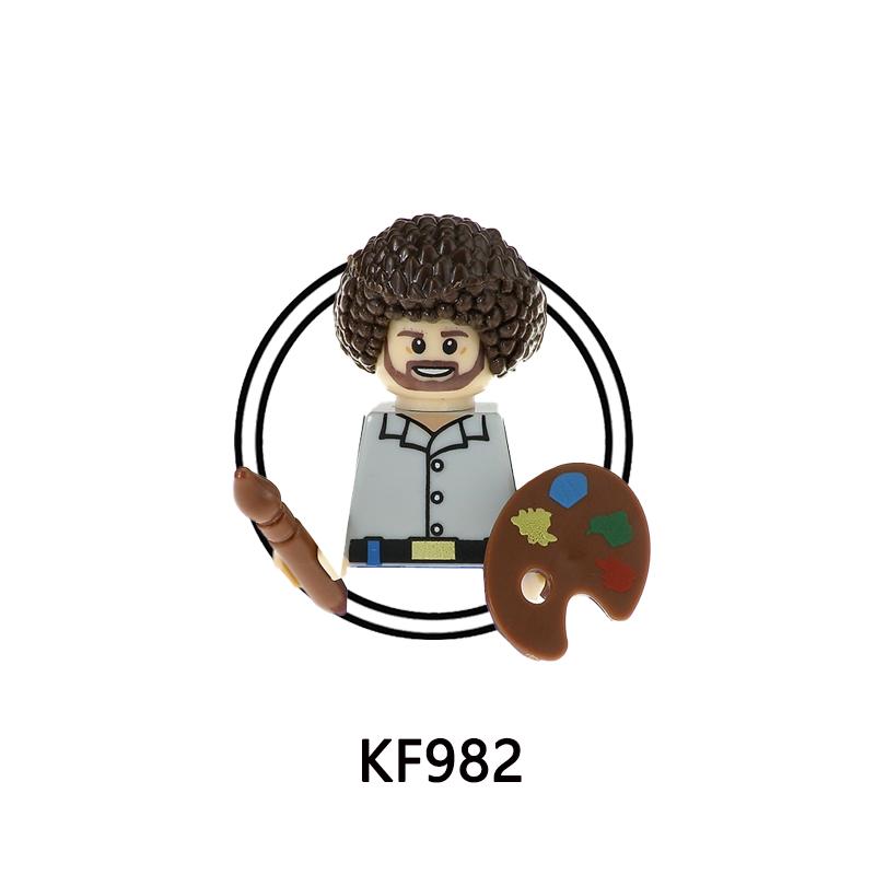 

KF1908 KF982 KF992 KF1358 KF814 Мультфільм Аніме ET Конструктор Цеглинки Фігурки Персонажів Дитяча Колекція Іграшки