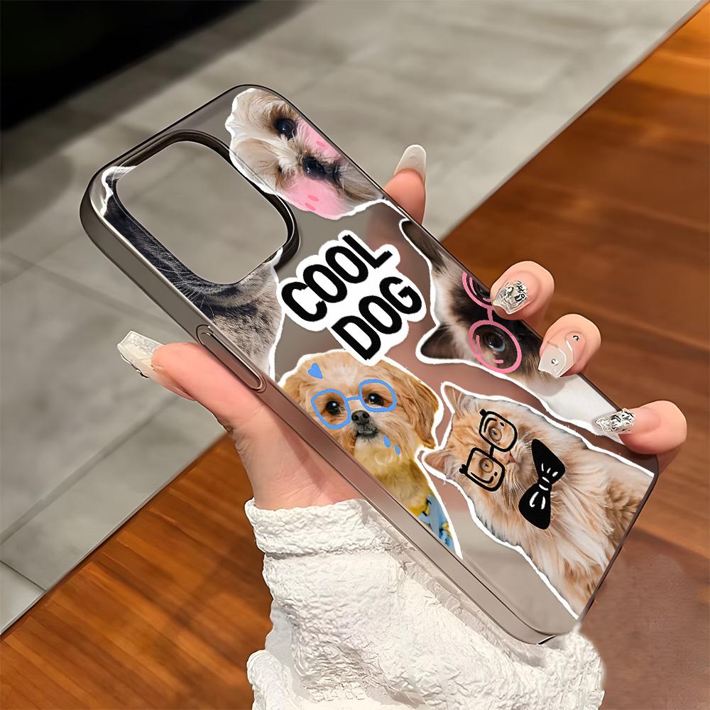 Mobile Phone Cases for iPhone 11 13 15 Pro Max 12 14 Pro Max Case iPhone 16 15 Plus 13 Pro 12 Frosted Texture Painted Cartoon Flowers