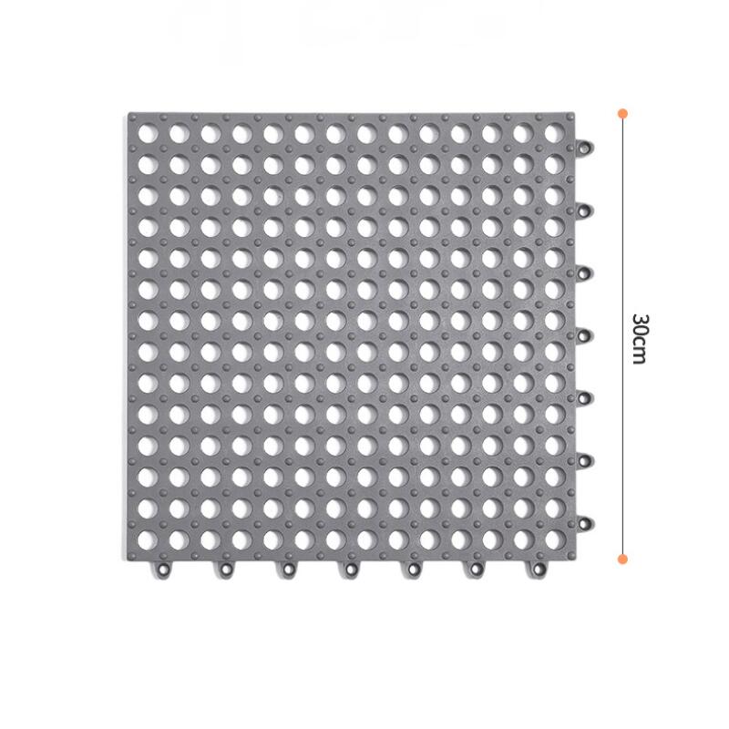 9Pcs Non-Slip Bath Mat TPE Eco-Friendly Shower Floor Pad 30x30cm -30°C Cold Proof Anti-Fall Suction Cups 6 Colors 130g/190g Options