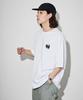 WEGO Ben Davis Short Long Street Oversized Loose Sizes Short White Men's Custom-Made T-Shirt, Sleeve, Sleeve, One-Point Embroidery, Style, Silhouette,
