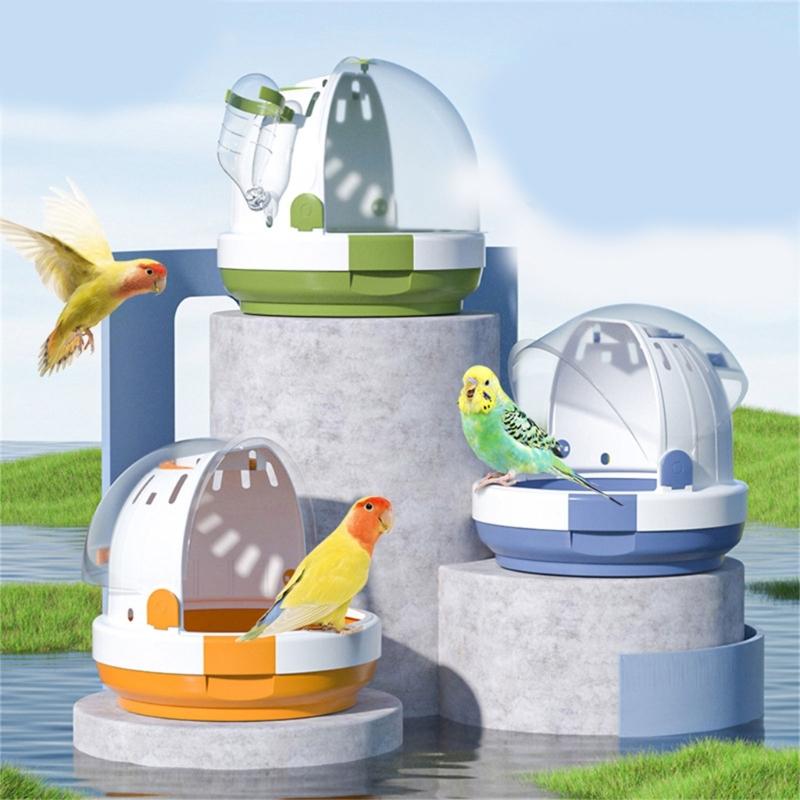 Portable Carrier Parrots Carry Case Cage for Travel&Outdoor Safe Door Lock Small Pet Accessories Outdoor Bag Lightweight