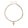 Versatile Triangular Crystal Crosses Pendant Necklace Perfect For Daily Activities Special Occasions And Gift Giving