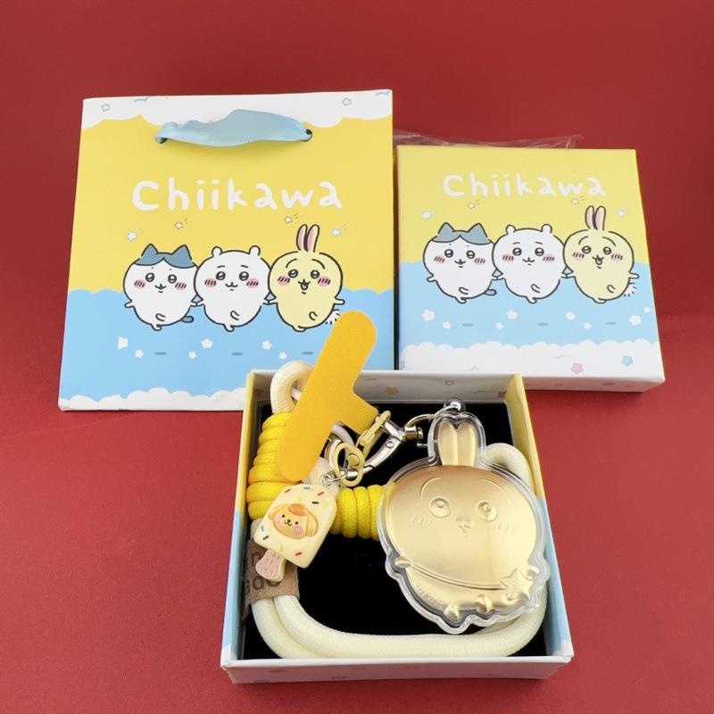 Shuibei Hot-Selling 999 Pure Gold Cartoon Keychain Pendant for Mobile Phones
