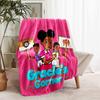 1pc Blanket Gracie's Corner1 Print Design, Lightweight Blanket for Sofa, Bed- Soft &Warm, Gift for All Seasons like Christmas, Halloween