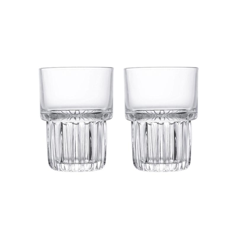 155ml/250ml/316ml Vintage American Coffee Mug Latte Mocha Coffee Cups Heat-resistant Drinking Glasses Transparent Cappuccino Cup