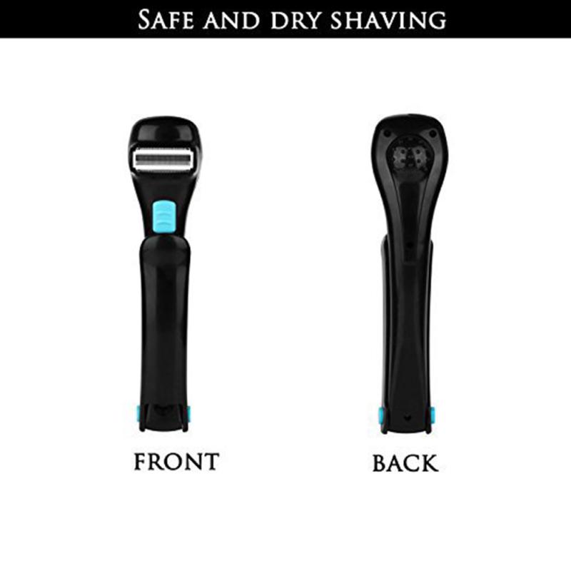 Cheap Unisex Electric Back Hair Shaver Folding Plastic Long Handle