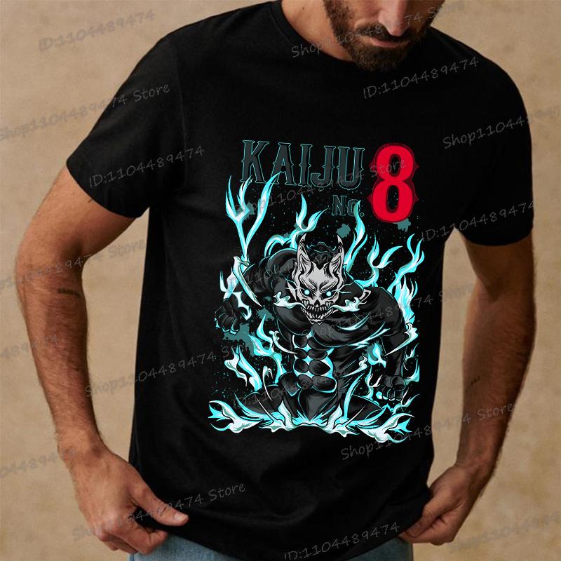 Kaiju No 8 Tričko Pánské Kafka Hibino Tričko Dámské Vtipné Manga Kaiju No 8 Dárek Streetwear Grafické Tričko Japonské Anime Tričko