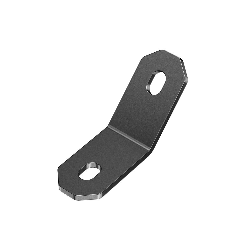 Kaedear Motorcycle Universal Stainless 2mm Universal Set of Custom Brackets X 2 X 20 X 27 X Brackets, Steel, Thick, Fit, 2, (KDR-YX-L45-2M6) (M6