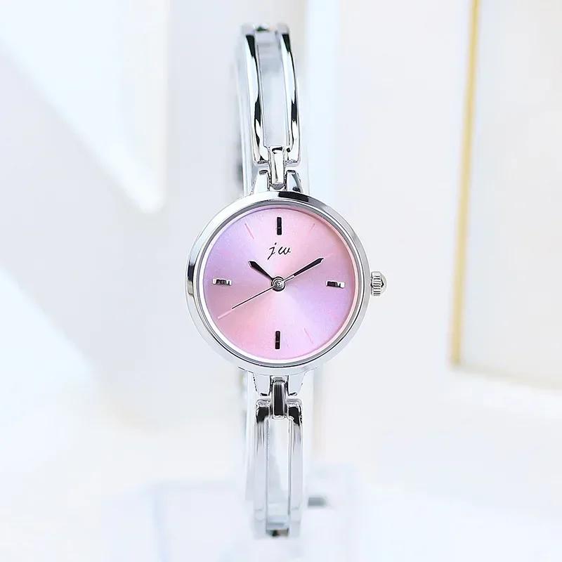 Reloj para Mujer Simple Redondo Acero de Alta Calidad Correa Pulsera Relojes de Cuarzo Moda Femenina Relojes de Pulsera Reloj Relogio Feminino