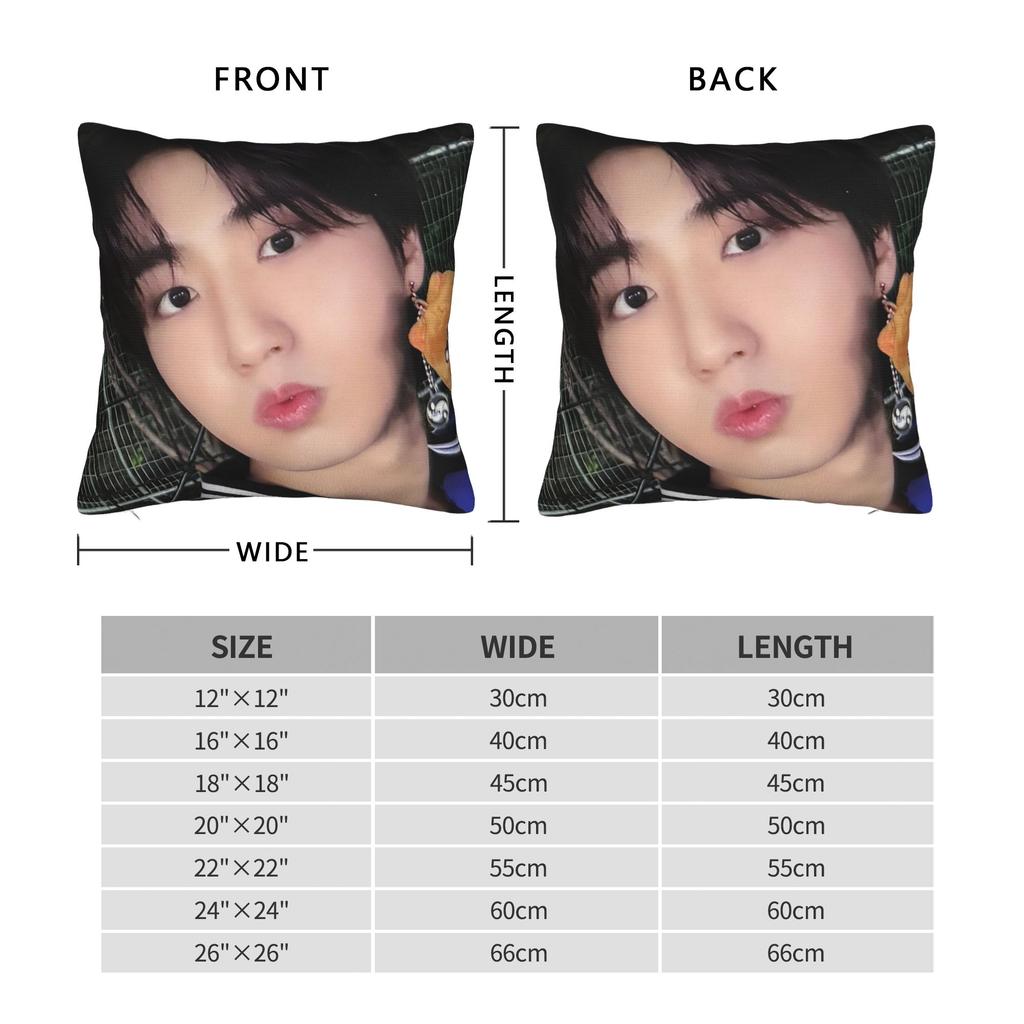 Kpop Style Boy Han Pillowcases Morden Pillow Case For Sofa Bedroom Home Decor Comfy Pillow Cover
