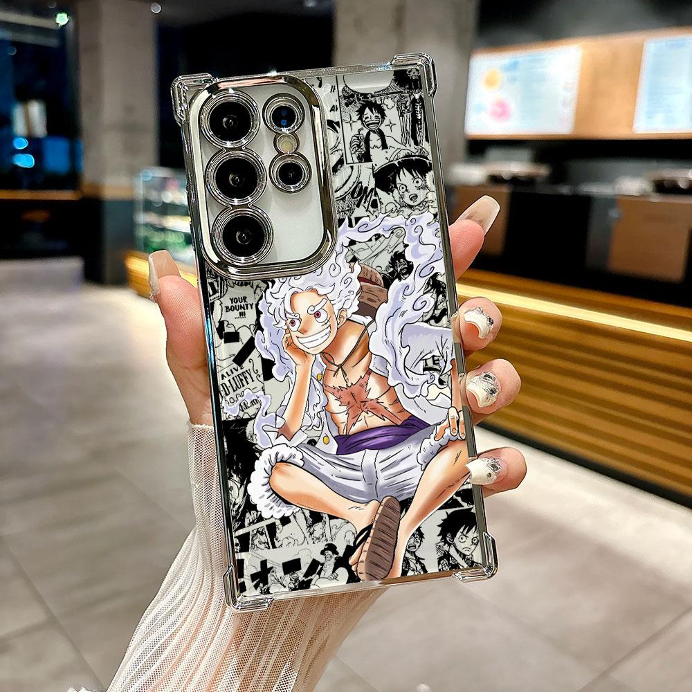 One Pieces Luffy Monkey D Coque For Galaxy S26 Ultra Phone Case For Samsung S26 S25 S24 S23 S21 Ultra S20 FE S25 Plus Soft Cover