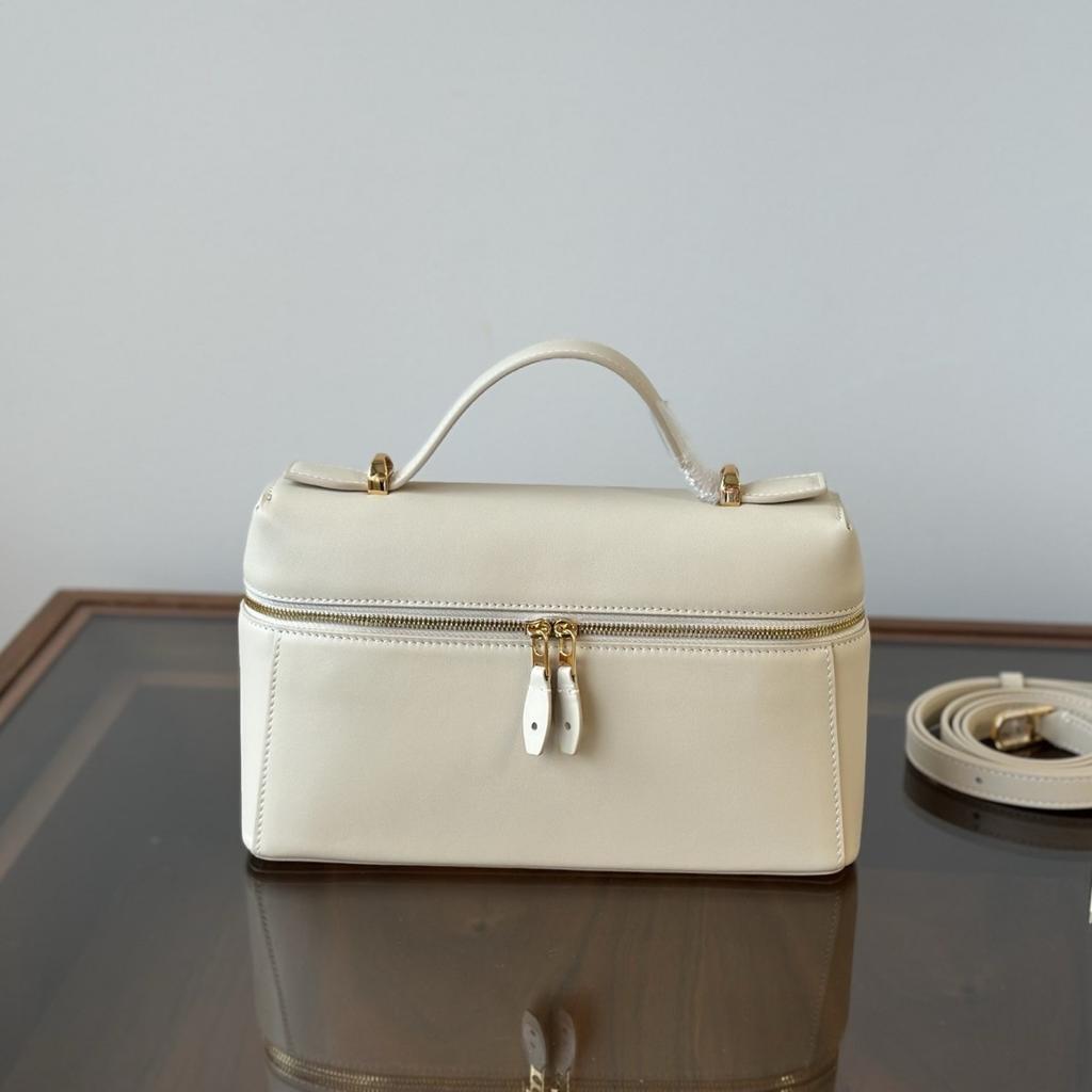 LP23 Cowhide Top Layer Leather New Style Genuine Leather Fashion Small Square Bag Single Handle Crossbody Womens Bag All-Match