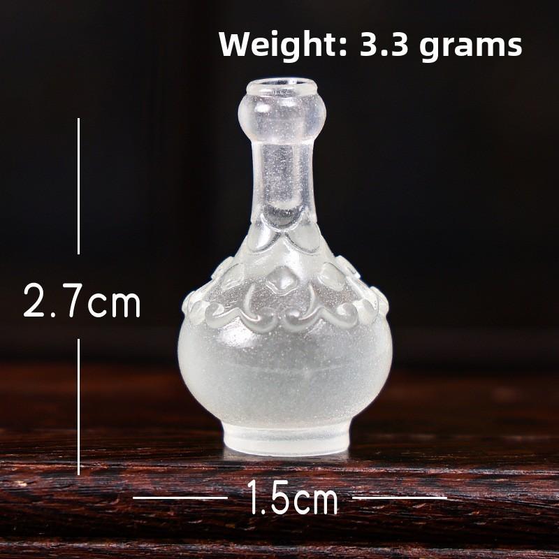 Resin Miniature Noctilucent Flower Vase For Home Decor Gift Ideas