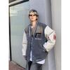 Spring and Autumn Pu Handsome Coat Men's Ins High Street Fashion Brand Hong Kong Style Japanese Harajuku Style Korean Style Trendy Loose Jacket