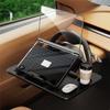 NEW-Car Steering Wheel Foldable Adjustable Tray Board Table Portable Car Laptop Computer Desk Mount Stand For Work Eat Read
