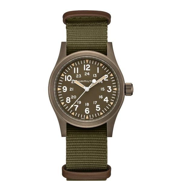 

Hamilton HAMILTON Khaki Field Mecha Чоловічий НАТО-ремінець 38 мм H69449961 [H-50]