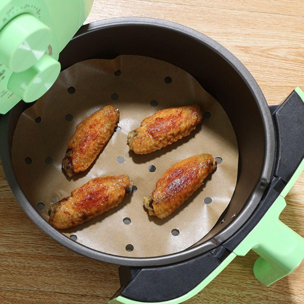 

100pcs with Holes Food Disposable Paper Liner Square Round Rectangular Baking Oil-proof Paper Oven rectangle