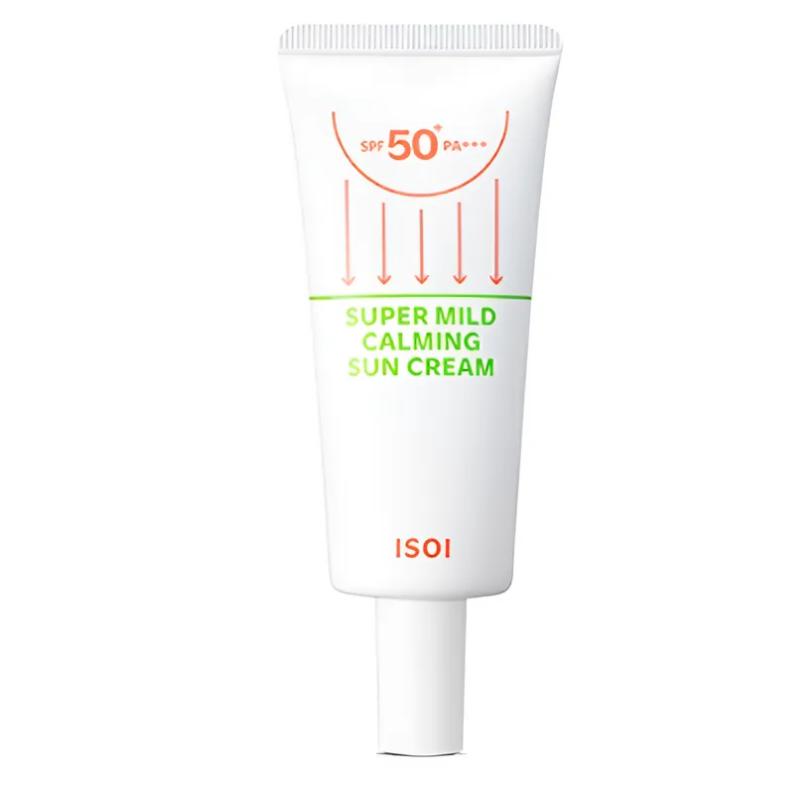 [Isoi] Супермягкий успокаивающий солнцезащитный крем SPF50+ PA+++ 55 мл