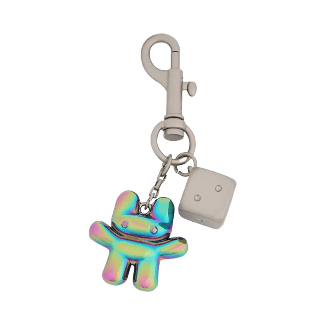 NewJeans Dice Keyring Silver ONE SIZE