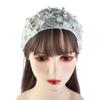 Elegant For Girls Wide Side Non Slip Pearl Lace Headband Flower Women Hairbands Korean Head Wrap