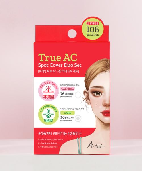 Ariul True AC Spot Cover Duo Set Spot Patch (106 Patches Large Volume) Standard