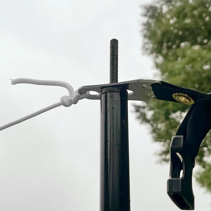 Cord Tightener Tent Wind Rope Buckle Tie Down Rope Carabiner Clip Fastener CampTent Guyline Rope Buckle Fastener Rope Tensioner