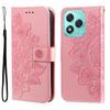 For Honor 400 Lite Case Floral Pattern PU Leather Wallet Stand Phone Cover