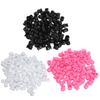 600pcs Skull Ink Cups with Base Microblading Pigment Ink Cups Tattoo Accessories Black Pink White