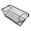 Freezer Basket Stackable Open Front Wire Storage Bin with Foldable Handle for Vegetable Fruit Snack