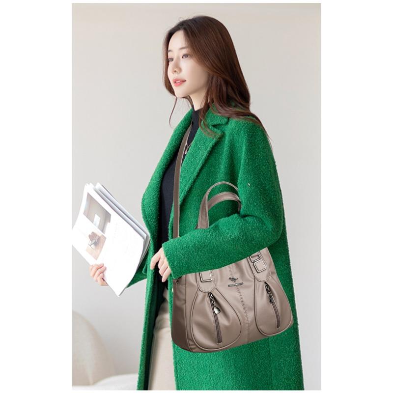 Stylish Large Capacity Women’s Shoulder Bag, Versatile Tote with Multiple Compartments, Perfect for Travel, Commuting, Shopping