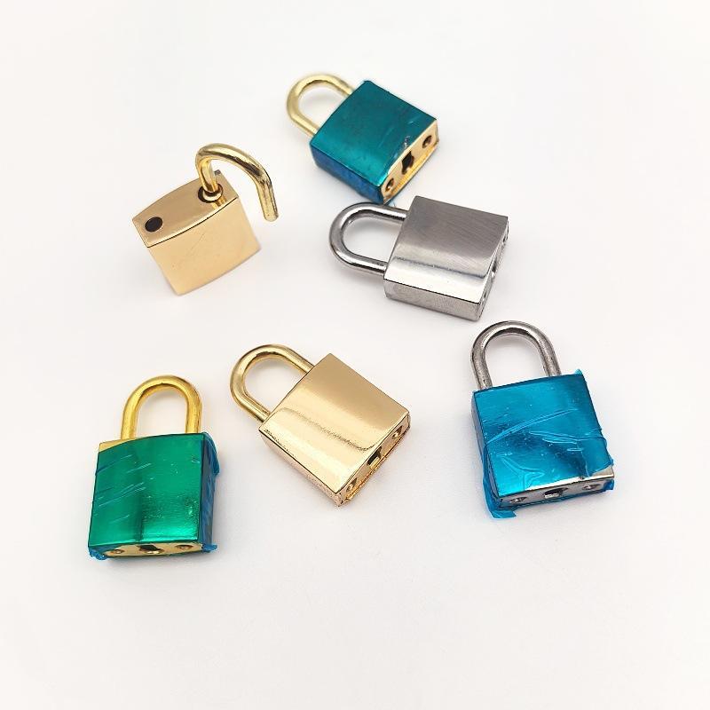 1Piece Metal Bag Lock Square Padlock Closure Clasp Buckle Luggage Lock Clasp Diy Bags Handbags Hardware Decorative Accessories