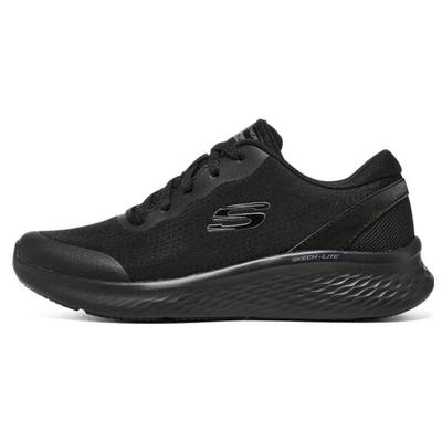 Skech-Lite Pro Tkanina Lekka Seria Wygodne Sportowe Bieganie Niskie Codzienne Buty Damskie Trampki Czarne 896215-BBK