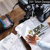 Hemd Lineal Heißpresse Ausrichtungswerkzeug T-Shirt Führung High-Definition T-Shirt Lineal Platzierung Exquisite Handwerkskunst Für